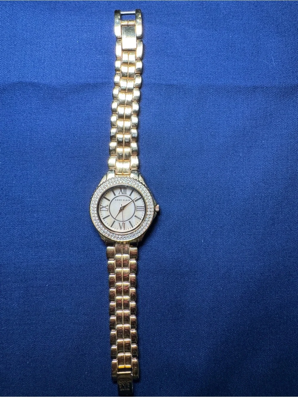 Anne Klein polished gold